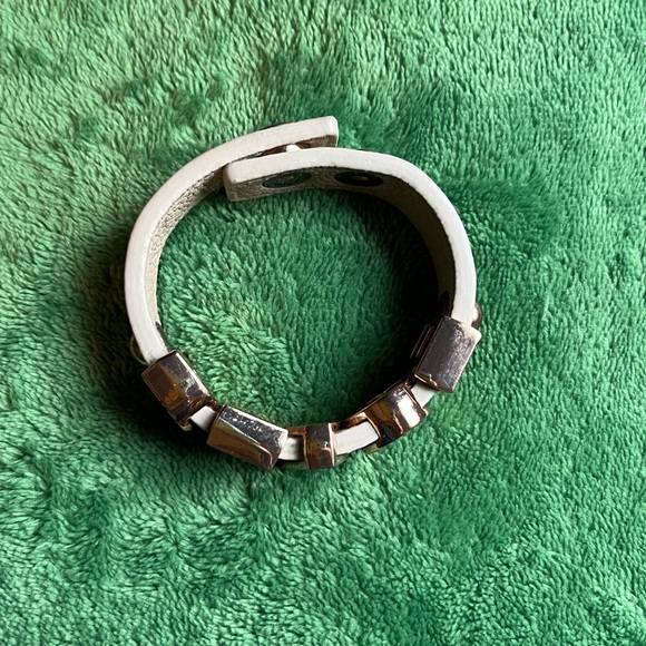 Peace Faux Leather Bracelet Cuff - Picture 2 of 7